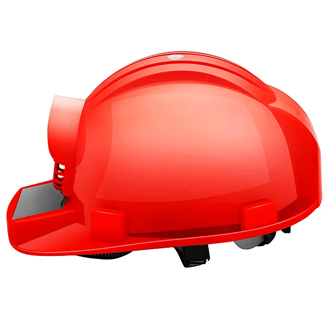 Safety Helmet with Fanoutdoor Summer Thermal Environment Hard Hat Construction Solar Band Usb Fan Helmet Product Helmet Fan