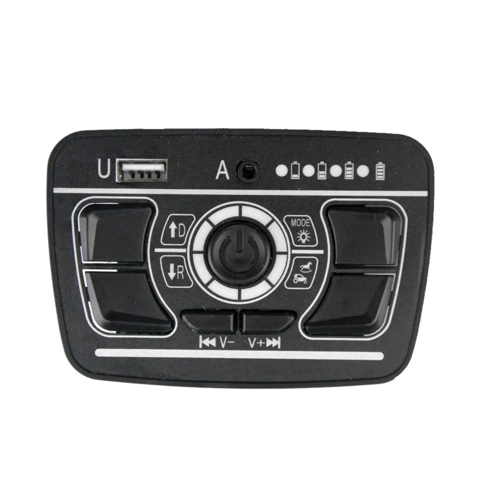 Push-Along Car Control Module Button Panel Electric Push-Along Vehicle Controller USB Port for Children