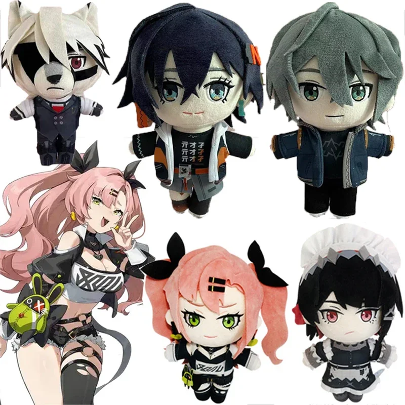 

Game Zenless Zone Zero Plush Toys Von Lycaon Shiro Ellen Joe Plushie Dolls Stuffed Figure Decoration Peluche Christmas Gift 20cm