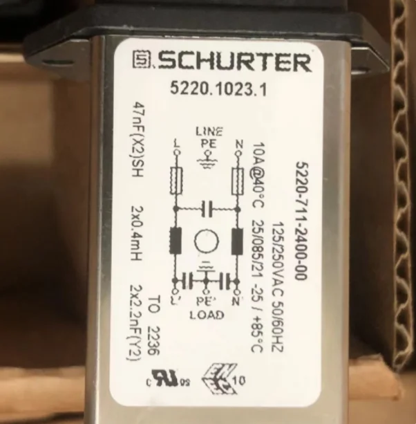 1PCS/LOT  5220.1023.1  5220-711-2400-00   SCH UR TER 125/250VAC