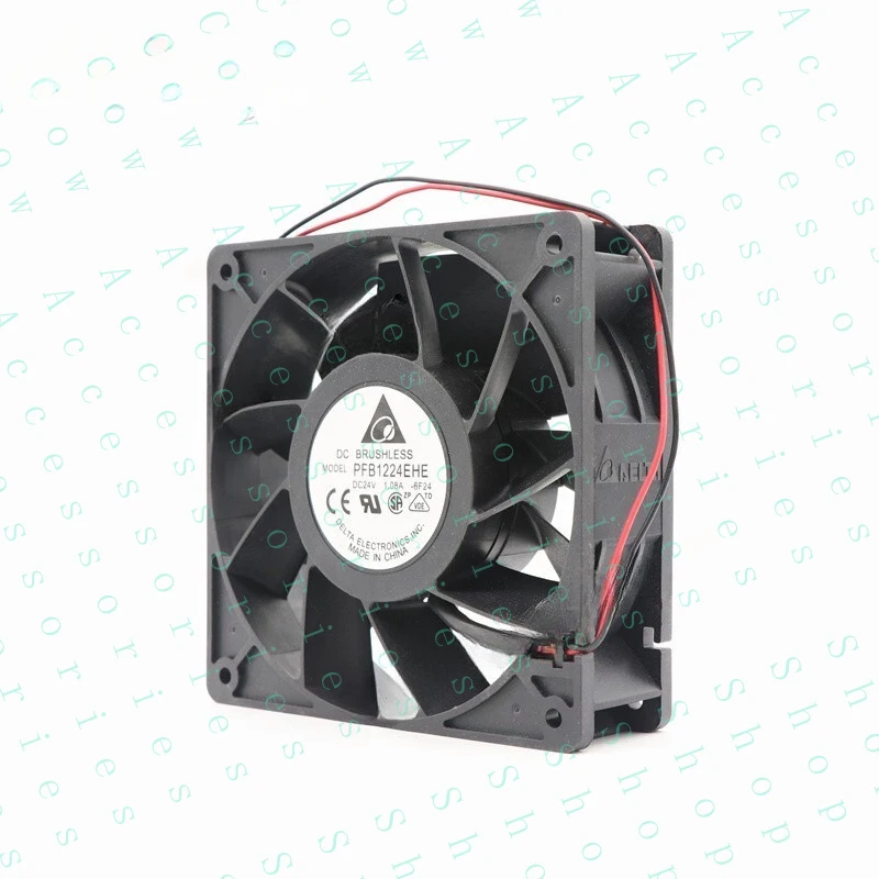 PP+ For Delta fan PFB1224EHE Axial fan DC24V 1.08A 120*120*38mm Inverter cooling fan