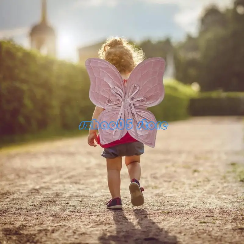 85LE Propography Props Butterfly Wing مع عصابات رأس قابلة للتعديل
