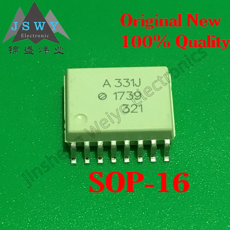 

5~10PCS ACPL-331J-500E A331J SMD SOIC-16 Optocoupler-Logic Output 100% original stock in stock