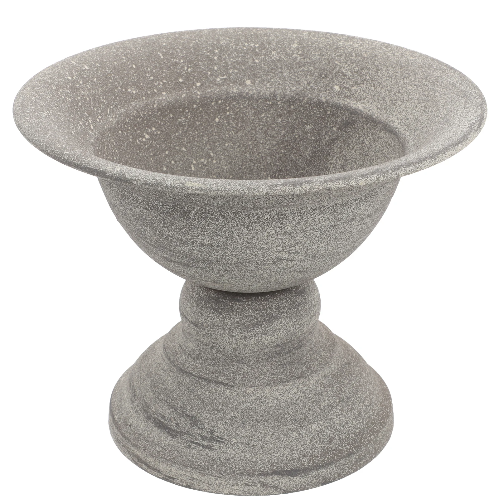 

Rustic Metal Vase Vintage Style Flower Vase Decorative Home Centerpiece Floral Arrangement Container Stable Base Table