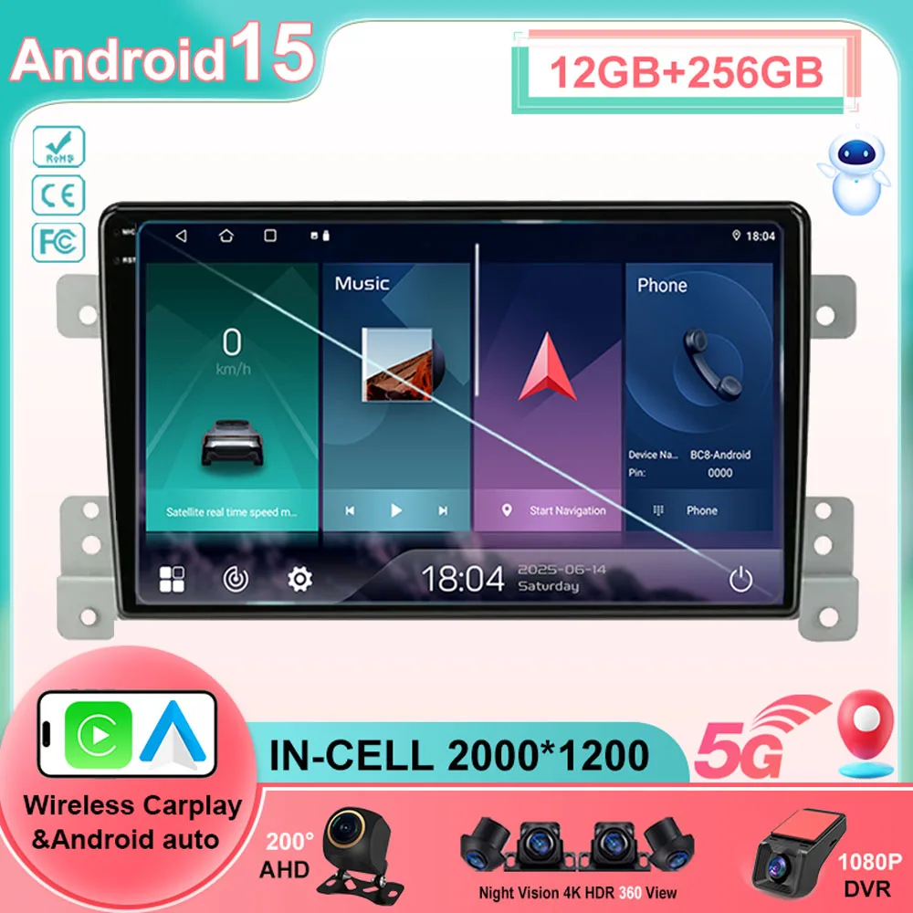autoradio-android-15-per-suzuki-grand-vitara-3-2005-2010-2011-2015-autoradio-lettore-multimediale-gps-carplay-androidauto-wifi