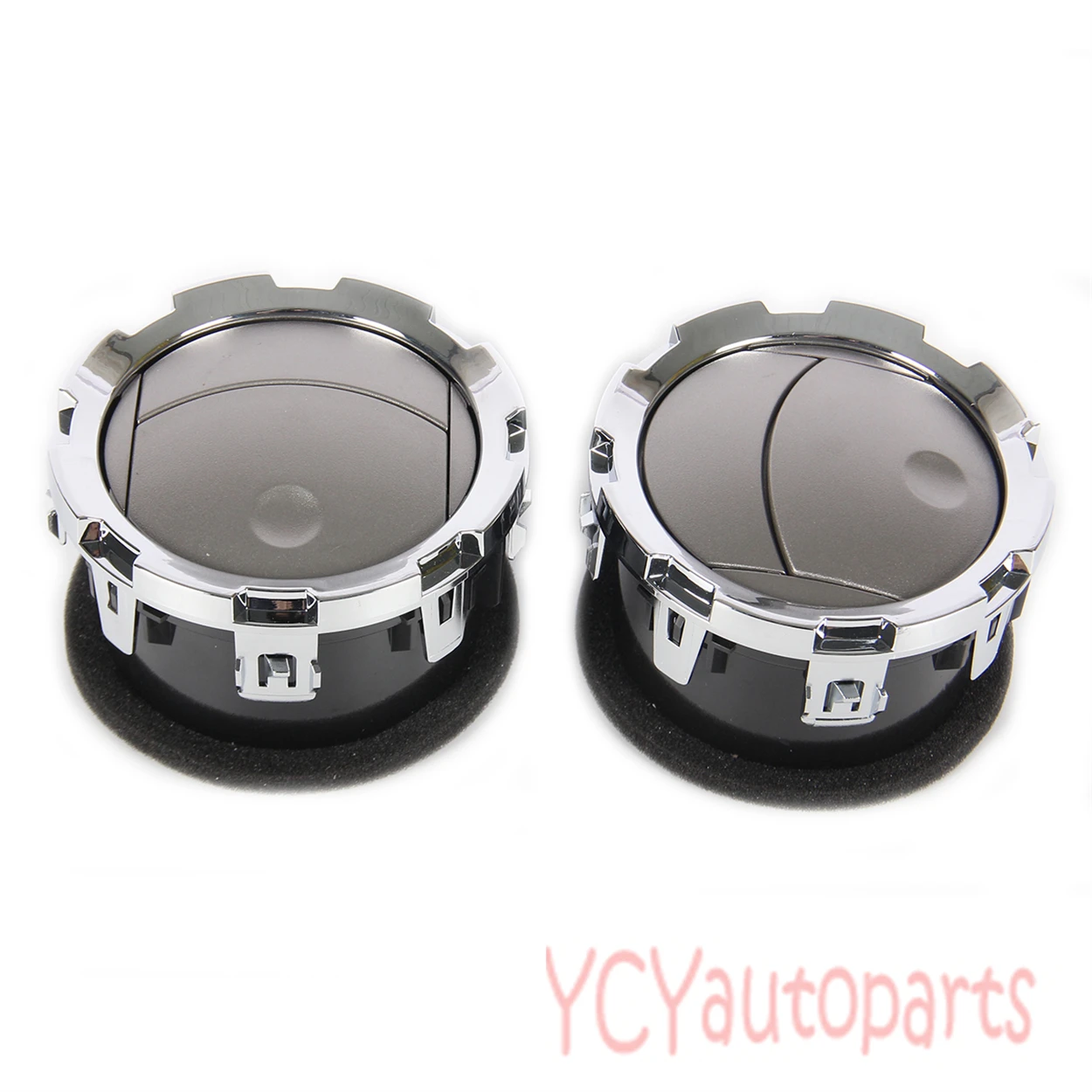 

2* Silver Dashboard AC Air Vent Fit For FORD F250 F450 2011-2016 DC3Z19893BA