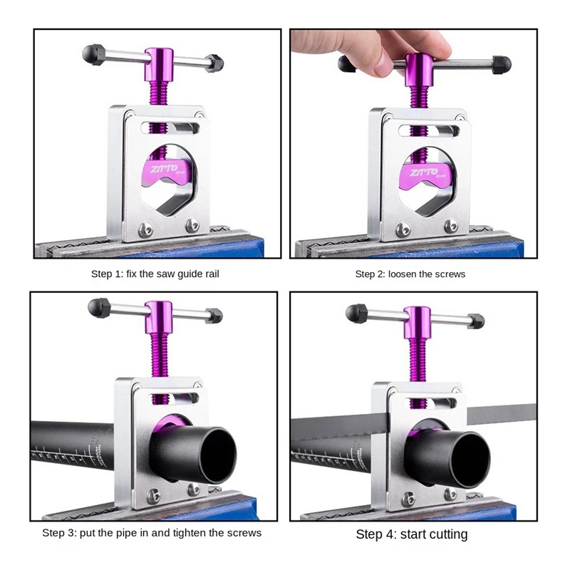 ZTTO Cutting Saw Guide Carbon Fiber Bicycle Front Fork Seatpost Water Drop Seatpost Cutting Saw Retainer Tool