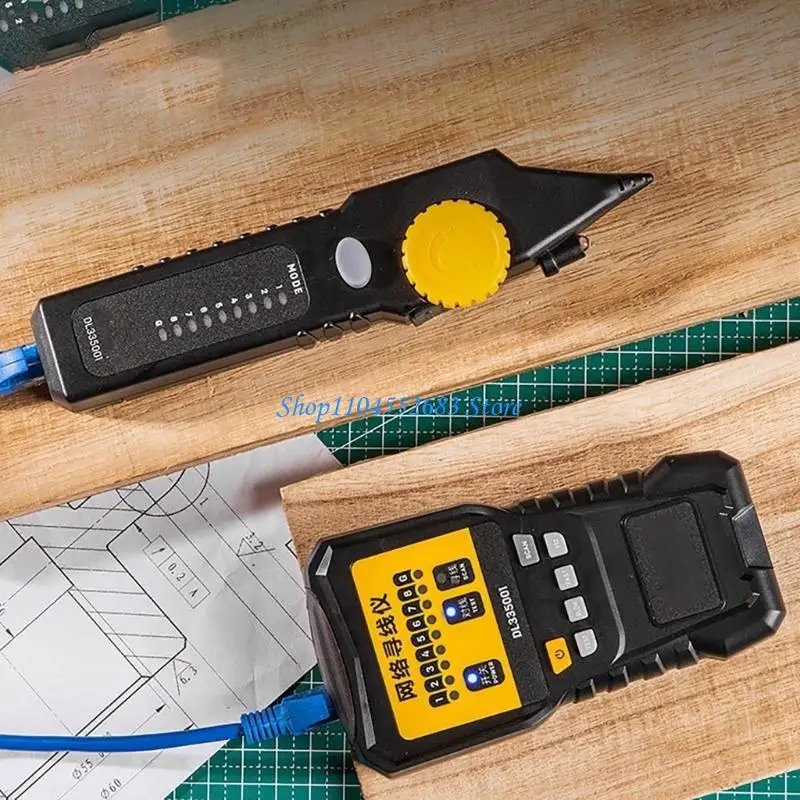 Y6GD RJ11 RJ45 Teléfono herramienta rastreo alambre y locutor alambre Ethernet manera eficiente.