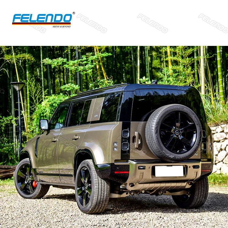 FELENDO Car Taillights Rear Lights for Land Rover Defender 2020 Led Tail Lamp New Defender L663 90 110 Gray Led Tail Light