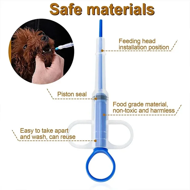 1/5/10Pcs Pet Pill Applicator Cats Dogs Syringe Pill Water Milk Tube Feeder Drinker Deworming Syringe Pet Medical Injection Tool