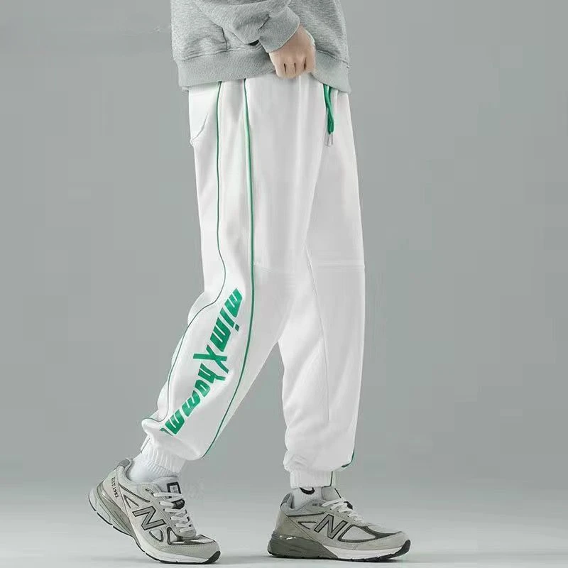 

Men's Sweatpants Graphic White Male Sports Pants Harem New In Y2k Baggy Comfortable Korean Style Original Hot Cheap Price Wide