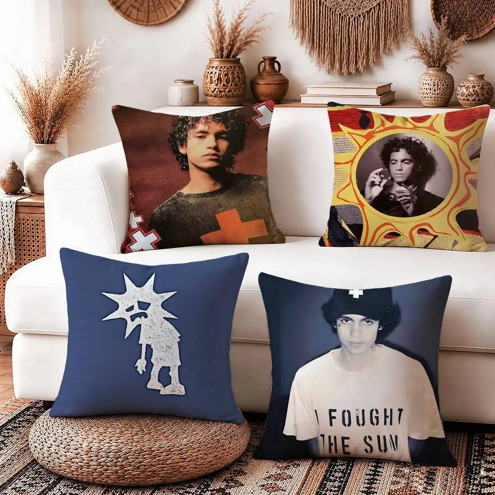 Dom-Singer D-Dominic Fike Square Sofa Pillow Cover Solid Color Living Room Home Decor Cushion Case