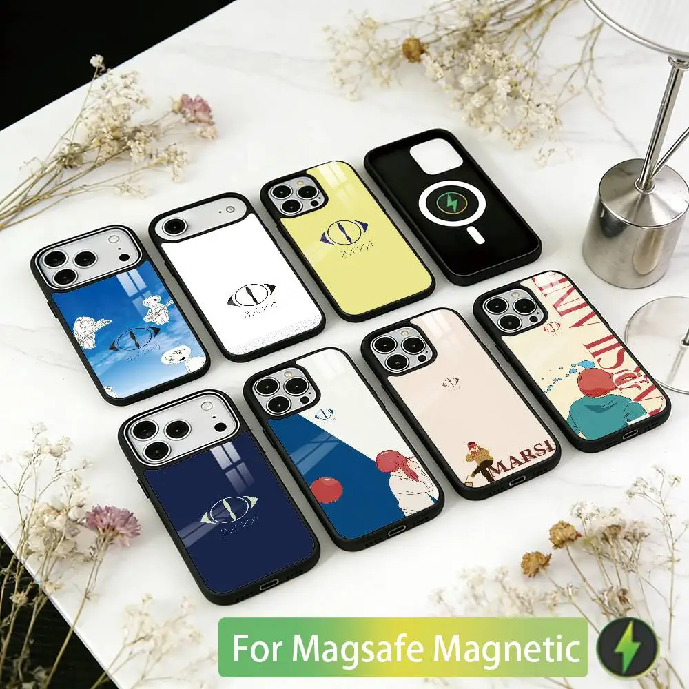 

M-MUSIC Y-Yorushika S-sart Phone Case For iPhone17,16,15,14,13,12,11 Plus,Pro Magnetic with Magsafe Wireless Charging