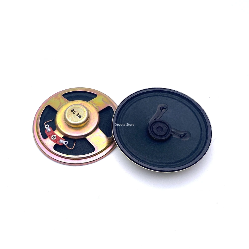 66mm Voice speaker 6.6cm 8 Ohms 1/2/3W Paper Cone Horn DIY Audio Appliances