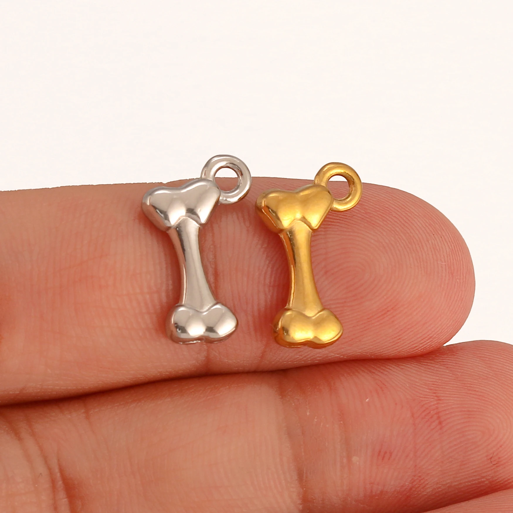 3 Stück schöne Dinosaurier/Wal/Marine Schildkröte/Herz Charms Edelstahl Tiere Anhänger für Halskette Armband DIY Schmuckherstellung – Detail 15