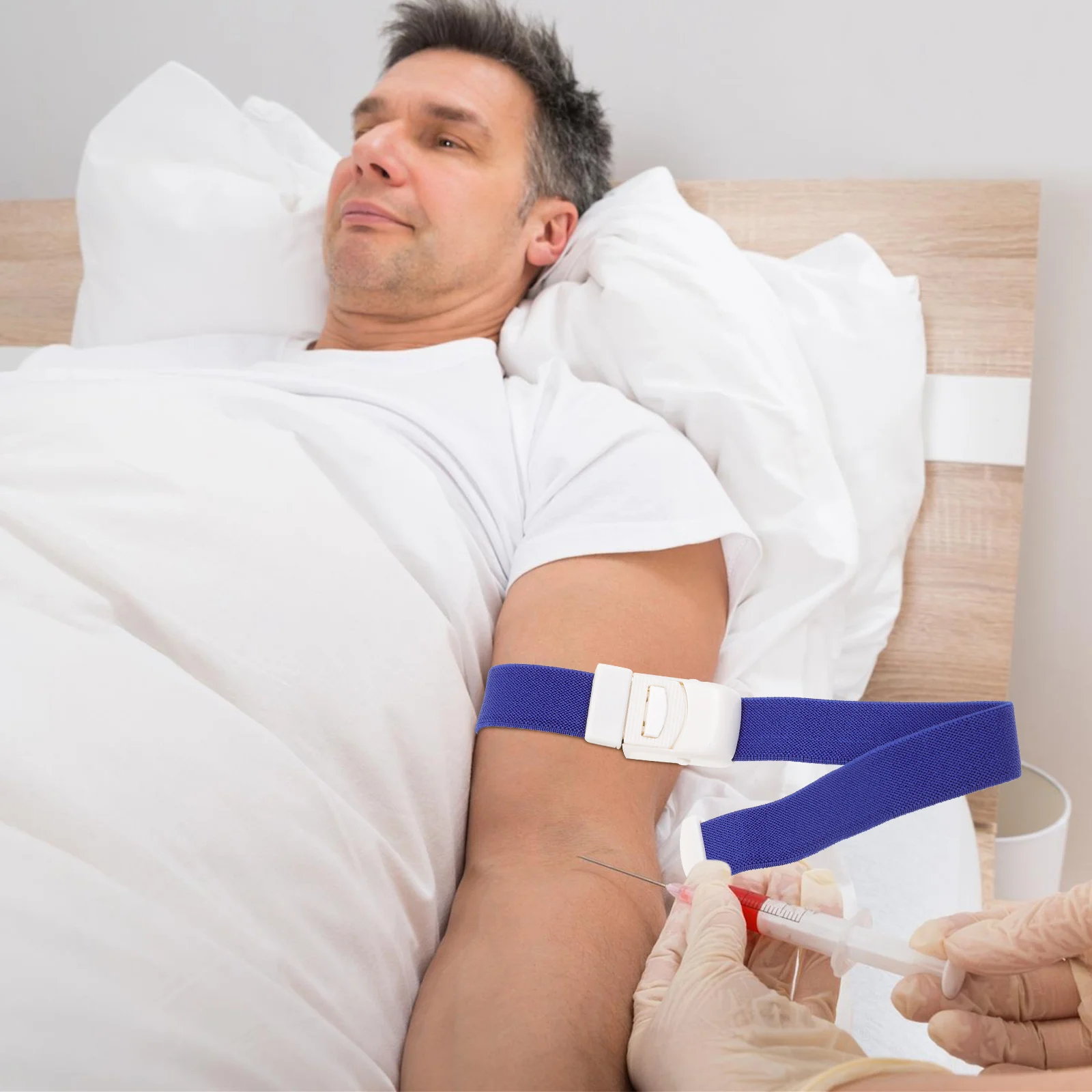 

3Pcs Tourniquet Adjustable Elastic Portable Emergency Stop Bleeding Vein Tourniquets Arm Training