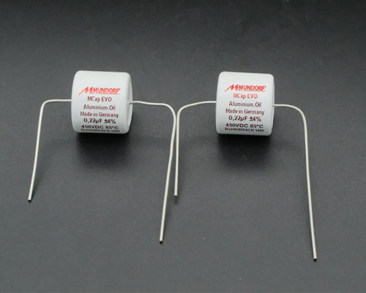 Mundorf MCAP EVO Oil Aluminum Foil Oil Immersed Full Series Audio Capacitors