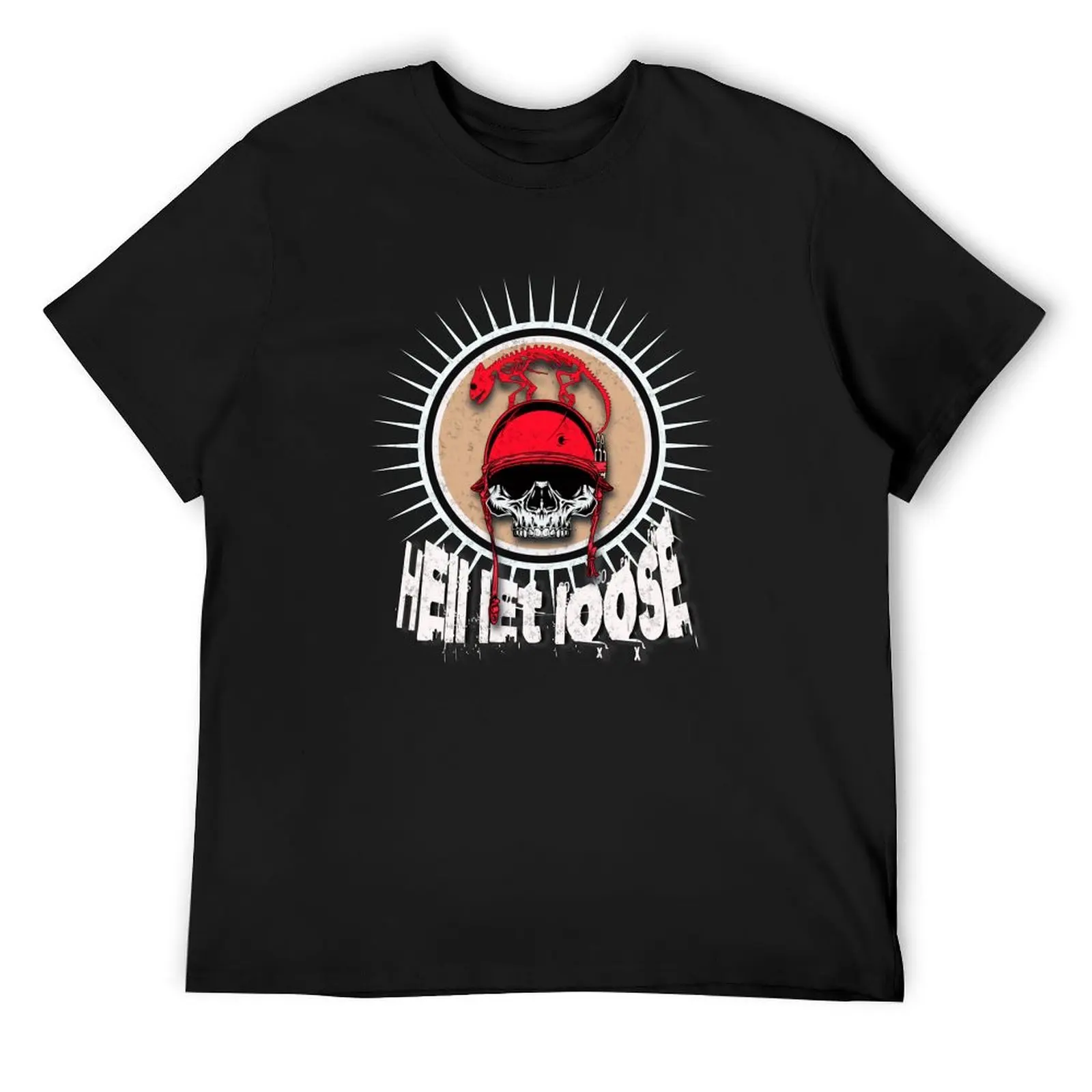 

Hell let loose T-Shirt vintage anime shirt custom t shirt summer clothes anime figures sweat shirts, men