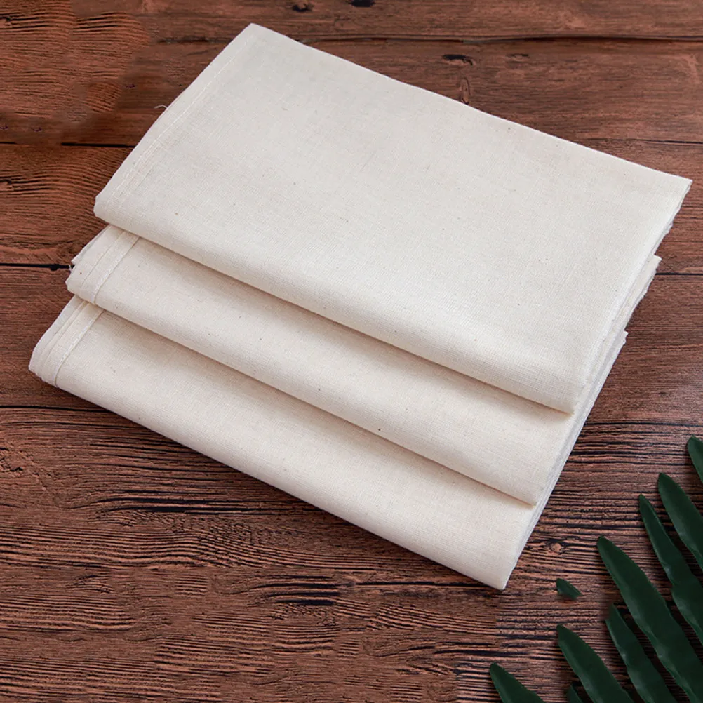 

6Pcs Cheesecloth Filter Cloth Unbleached Pure Cotton Fine Mesh Reusable Strainer for Juice Squeezing Yogurt Making Wine Canning