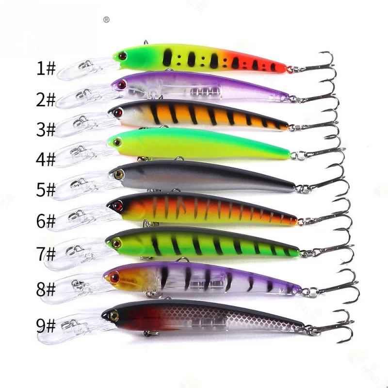 12.5cm Lightweight Lua Minnow Fishing Bait Slow Sinking 11g 