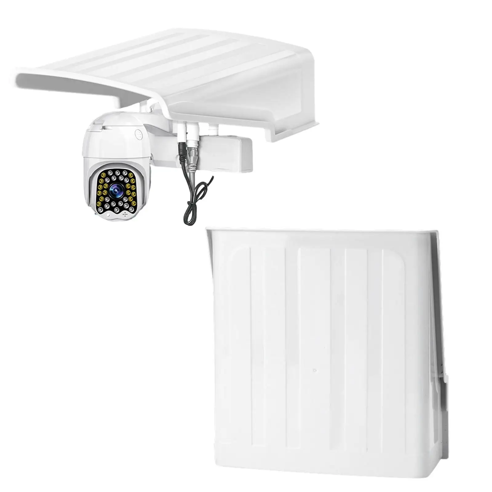 Security Camera Cover Shield Protective Cap Sun Protector Snowproof Sun Rain Shade for Garden Outdoor Hotel Most Cameras Outside image 4