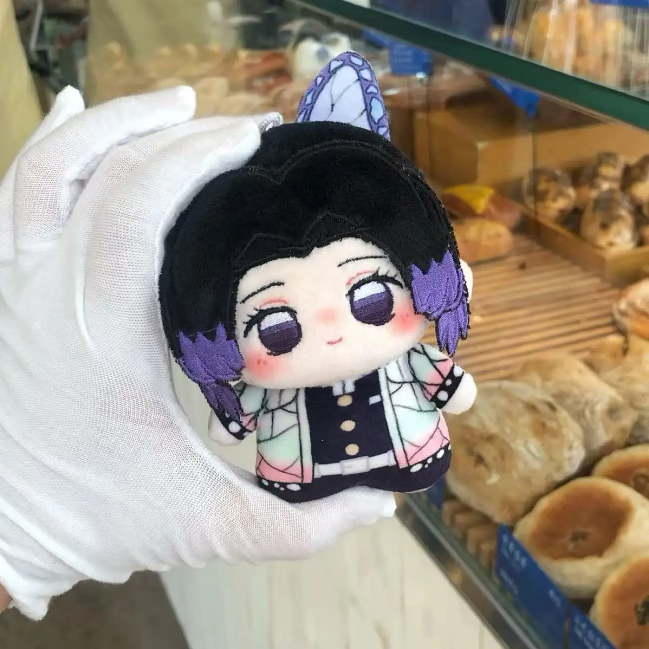 Cute Demon Anime Figure Giyu Tomioka Mitsuri Kanroji Douma Plush Toy Desktop Decoration Festival Gift for Fans 10Cm Cotton Doll - view 5
