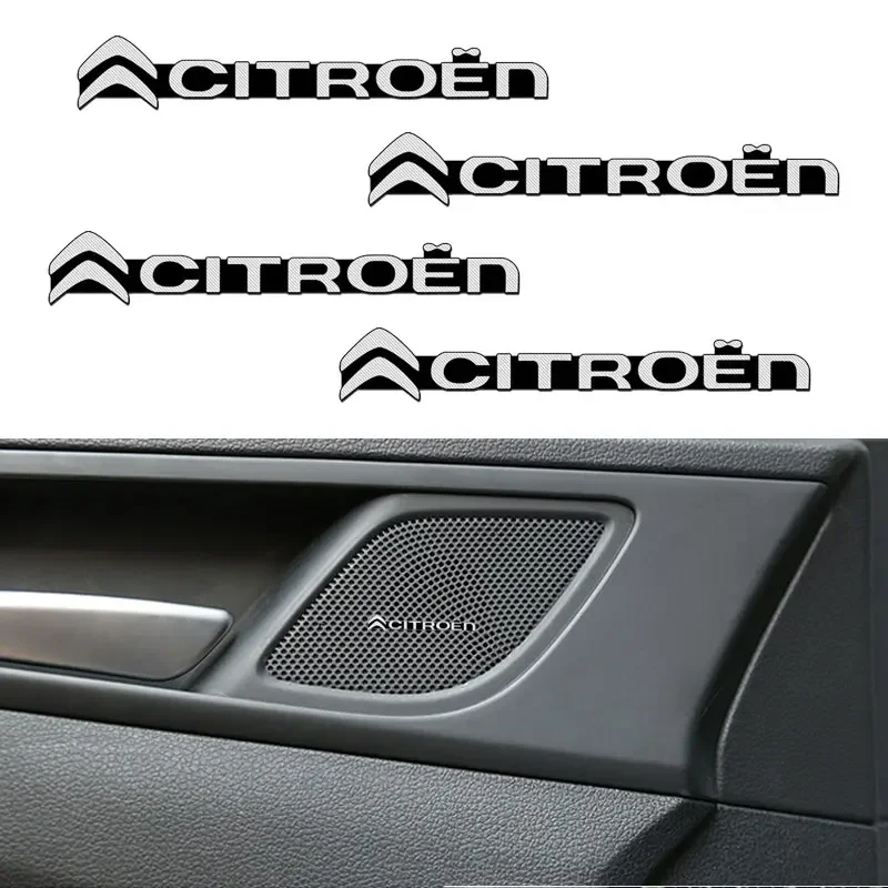 

Car audio decorate 3D Aluminum Badge Emblem Sticker For Citroen C4 C3 C5 C1 C2 Berlingo C-Elysee Cactus Picasso Grand Saxo