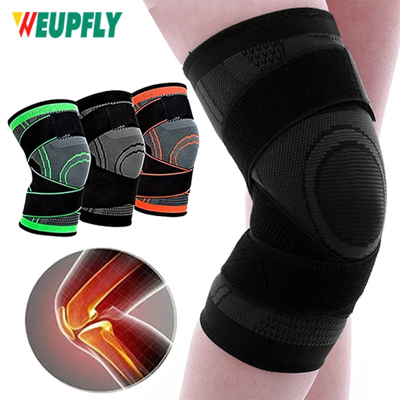 

1Pcs Knee Brace Support with Adjustable Compression Straps for Running,Jogging, Joint Pain Relief- Arthritis & Injury Recovery