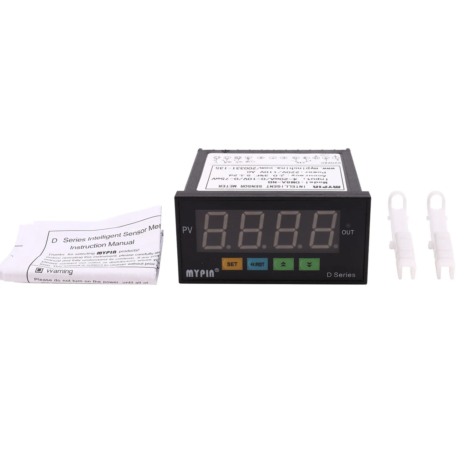 mypin Digital Sensor Meter Multi-Functional Intelligent Led Display 0-75Mv/4-20Ma/0-10V Input