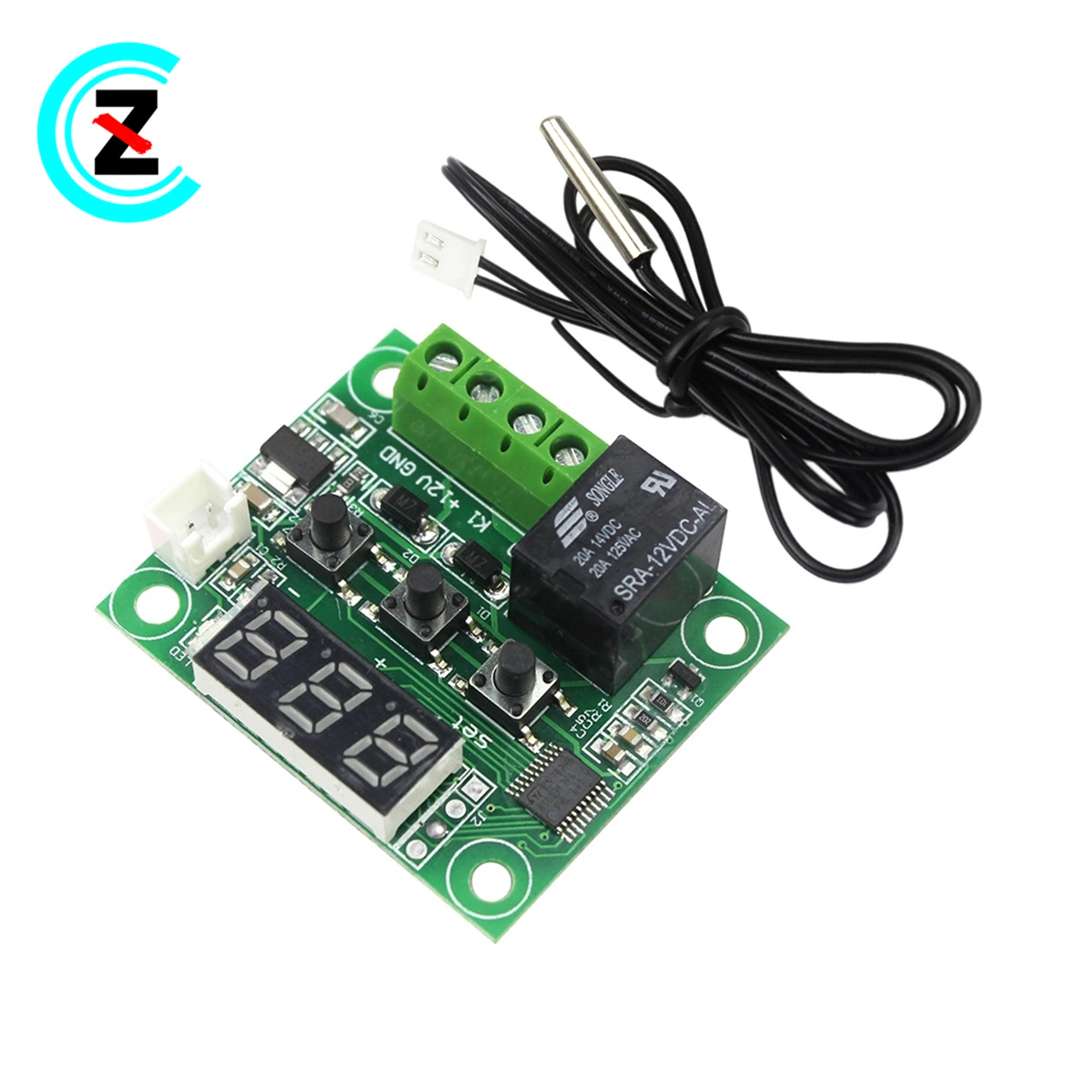 High precision digital temperature display, controller Micro temperature control switch board XH-W1209 12V
