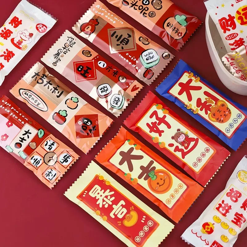 Bolsa de embalaje para dulces de caramelo y turrón de almendras con sal marina, apta para repostería artesanal y turrón.