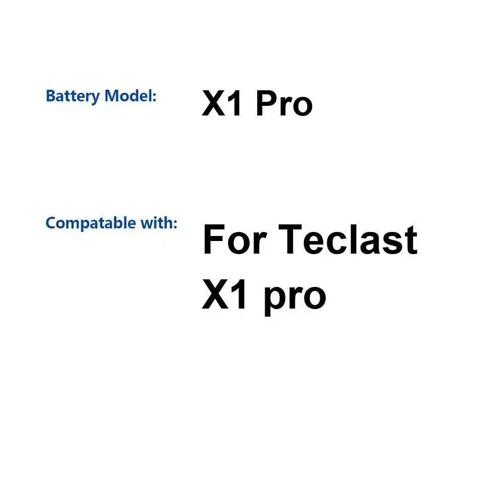 

High-Capacity For Teclast X1 Pro Tablet Battery 5500Mah