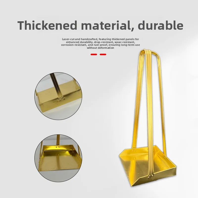Thickened explosion-proof and anti-static dustpan Copper and aluminum material shovel Garbage shovel Gas station Oil d