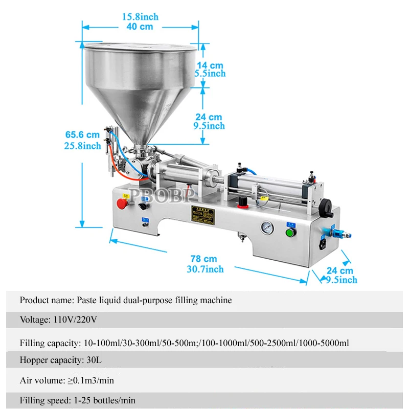 مكبس أوتوماتيكي صغير الزبادي جل الشعر عالي اللزوجة الكاري الشوكولاته العسل كريم صلصة الطماطم الكاتشب لصق ماكينة حشو #2