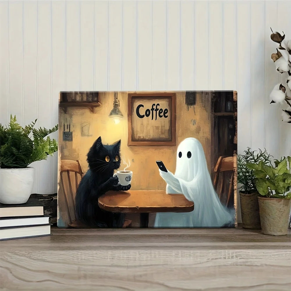 1Pc 2D Pine-Framed … - image