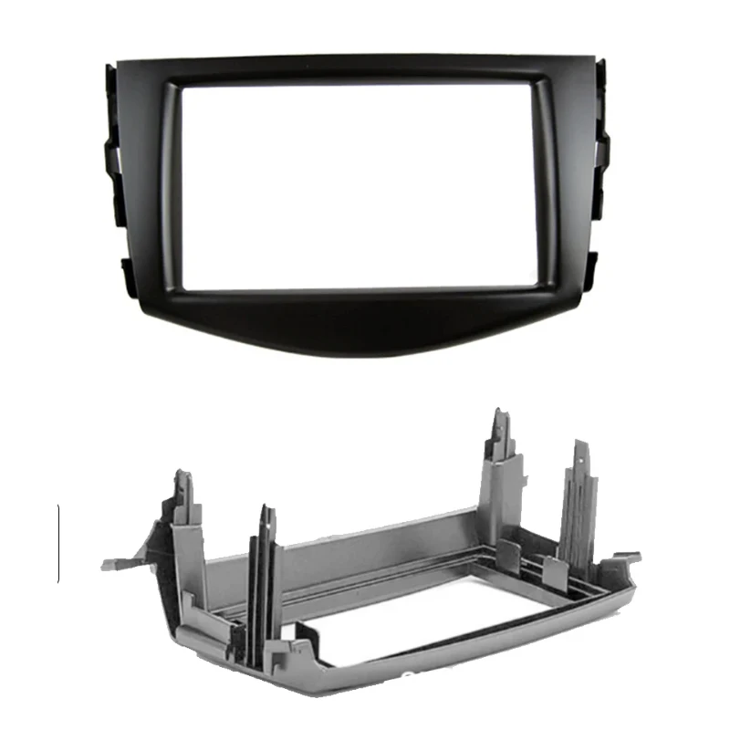 

Для Toyota RAV4 2 Din автозапчасти стерео радио панель лицевая рамка наклейка 2006 2007 2008 2009 2010 2011 2012 автозапчасти