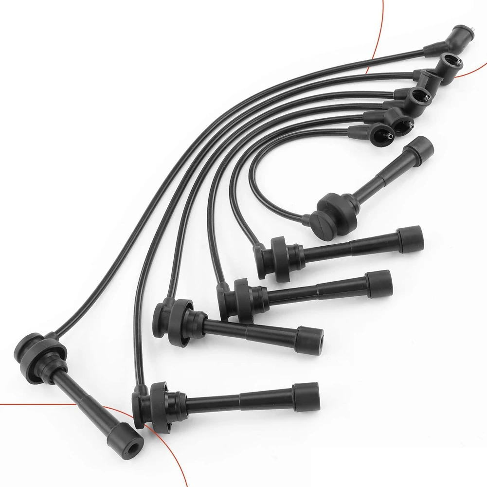 

Комплект проводов зажигания A64P-MD997506 MR976524 для Mitsubishi Pajero Montero 1990-2004, L200 Truck 6G72, 6 шт.