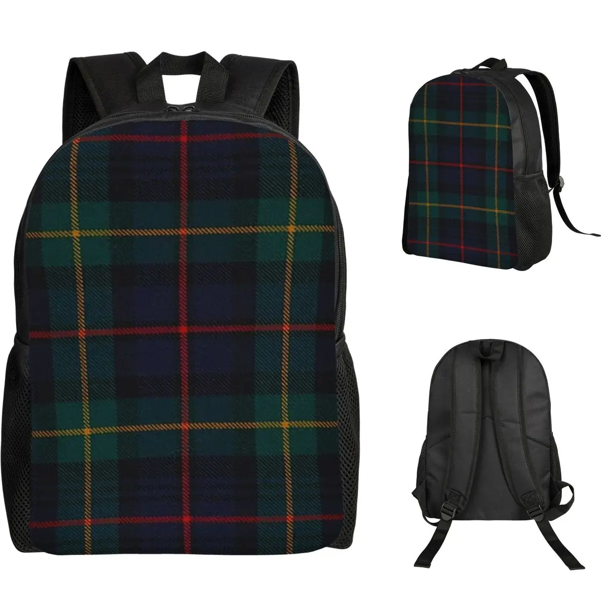 

Farquharson Scottish Tartan Student Backpack School Bag Hiking Travel Daypack for Boys Girls Fashion Bookbag Shoulder Bags