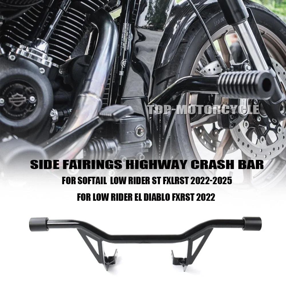 

Motorcycle For Harley Softail Low Rider ST FXLRST Engine Crash Bar Protector Heavy Duty Engine Guard Crash Bar Fit 2022-2025
