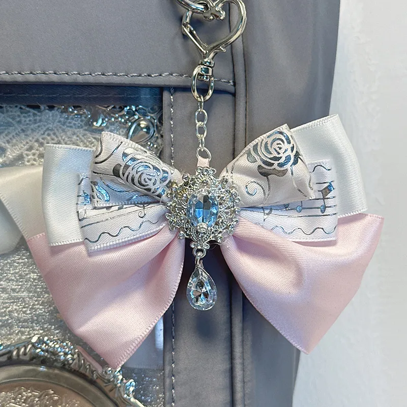 Cheering Fan Ribbon Bowknot Bag Pendant Pin Style Ita Bag Charm DIY Decorative Material Kit Anime Itabag Decoration