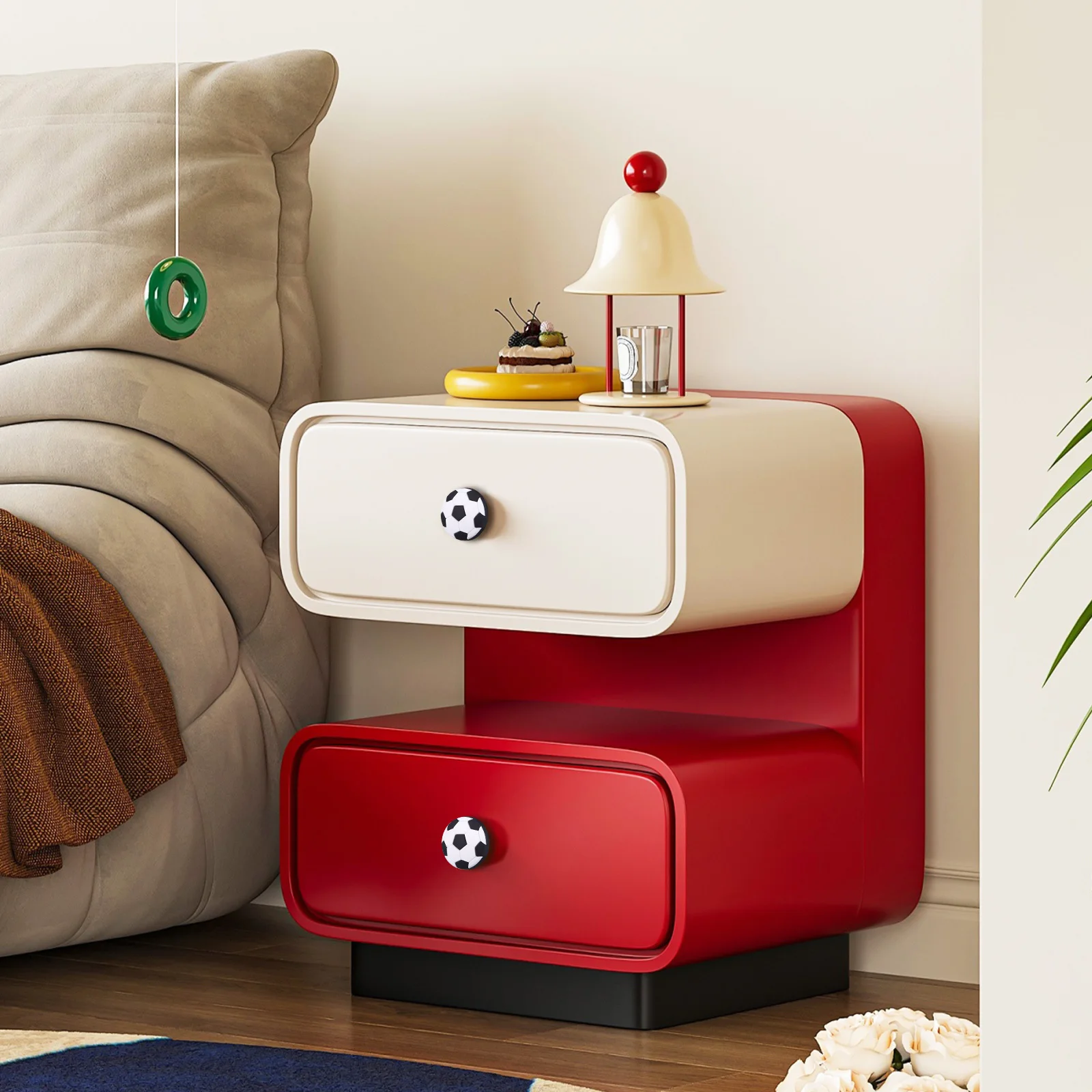 

8 Pcs Soft PVC Sports Drawer Knobs for Nursery Cabinet Door Handles Baseball Football Decorative Dresser Pulls