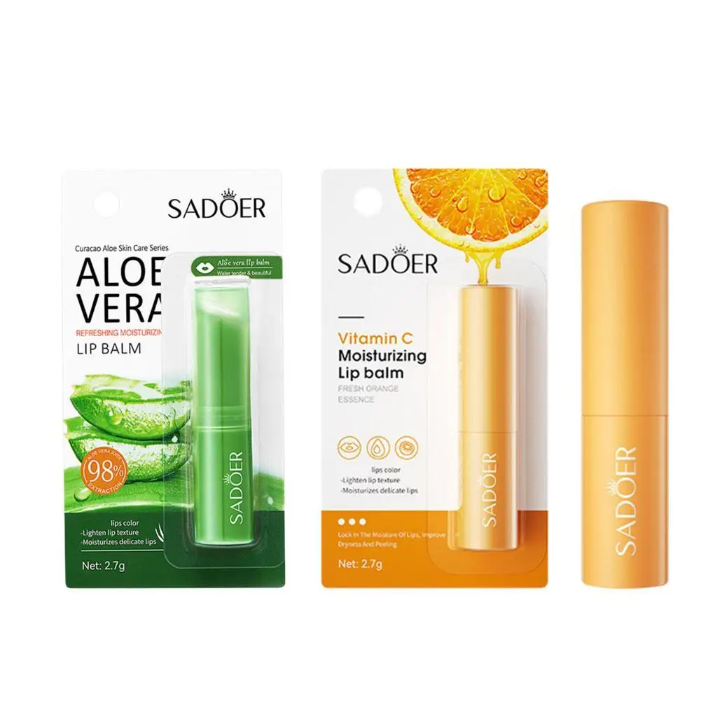 

2pcs Coconut Lip Balm Lasting Nourishment And Moisture For Men And Women Daily Care Collagen Lip Balm Lip Care Products 2.7g