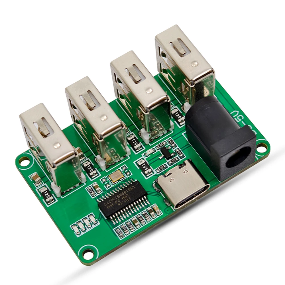 DC 5 V 1 bis 4 Port PH2.0-Schnittstelle Eins bis vier USB 2.0-Hub-Modul Kein Laufwerk USB-Splitter Onboard-Sicherung Überstromschutz