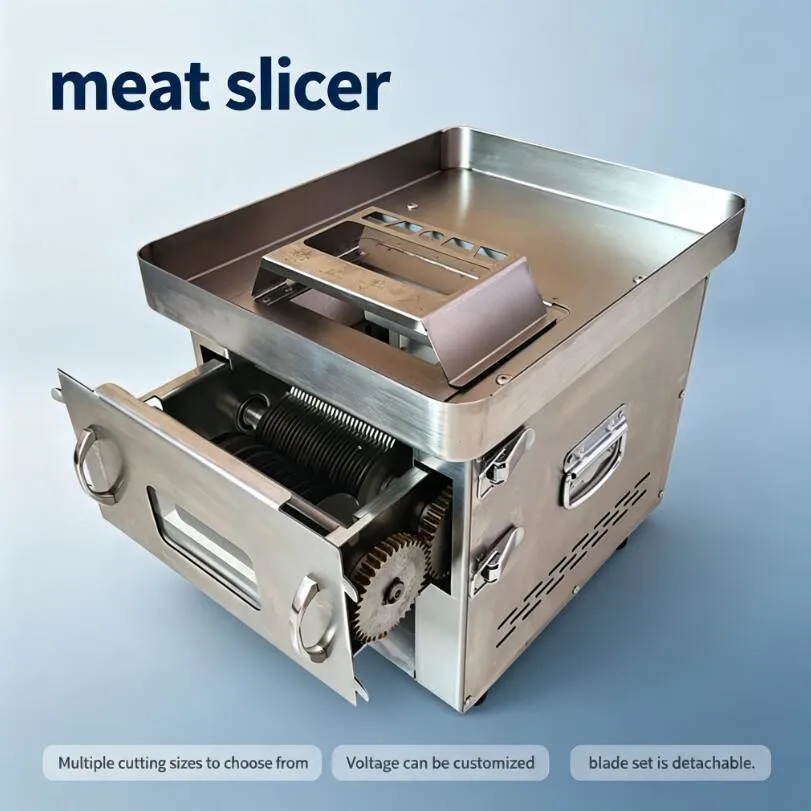 Electric Meat Slicer Shredding Dicing Machine For Canteen Hotel Kitchen Restaurant Supermarket Meat Cutting Machine Meat Slicer