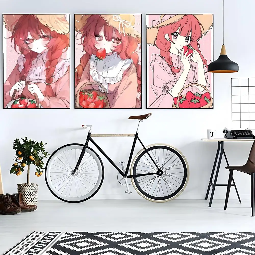 A-Anime Strawberry Shortcake Poster retro poster art living room decoration