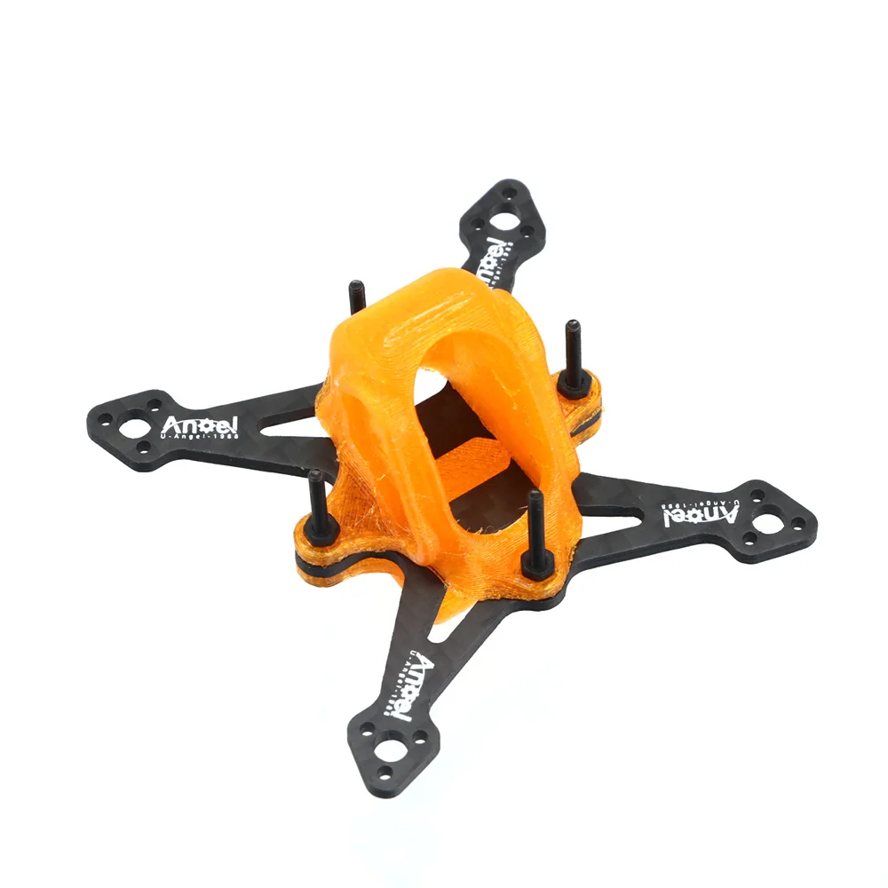 Angel 16 1.6 inch Carbon Fiber FPV Frame Kit with 3D Print Ultralight for RC Quadcopter FPV Racing Freestyle Drone Toys