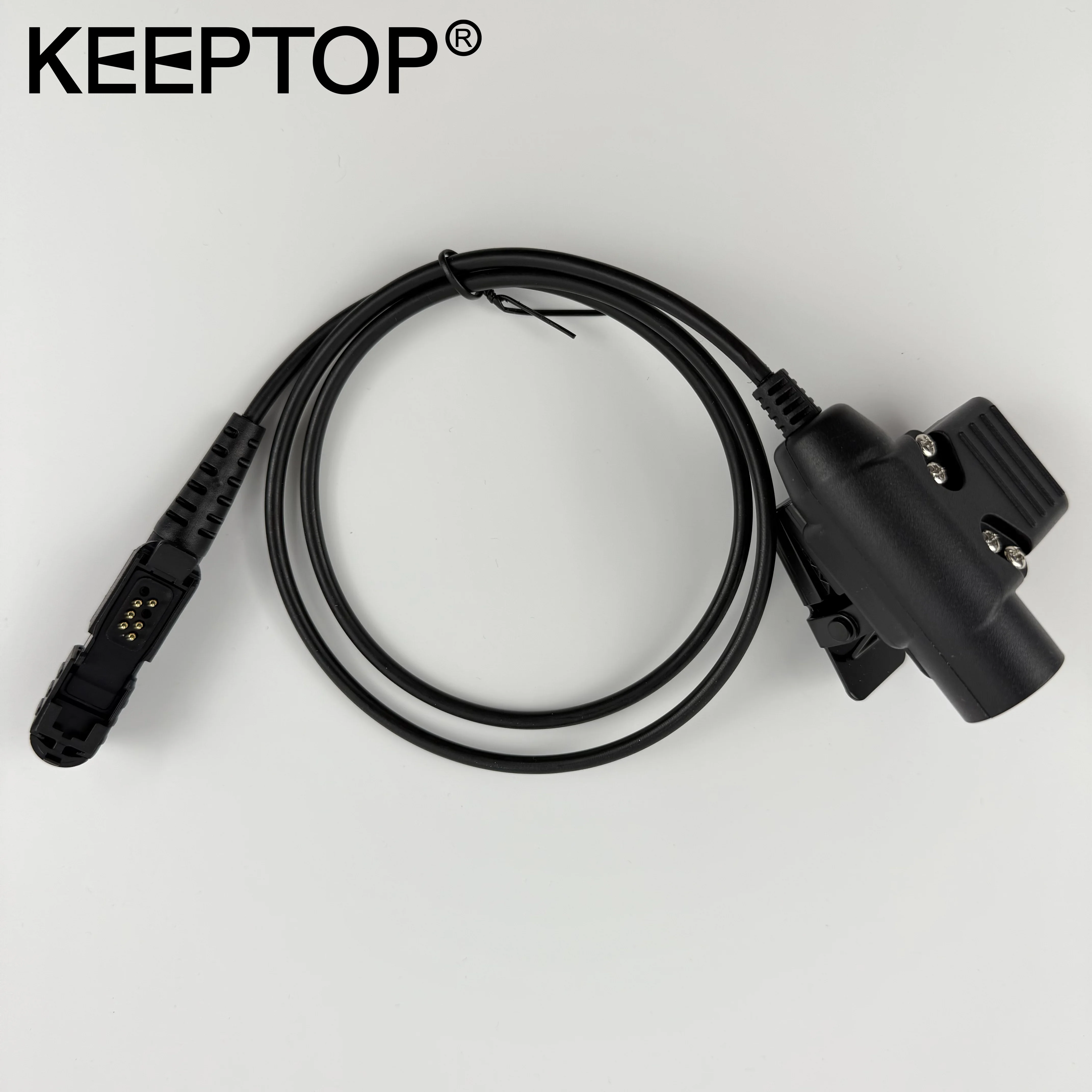 KEEPTOP التكتيكية U94 PTT 7.1 كابل التوصيل سماعة محول لموتورولا P6600 6620 MTP3100 3150 3250 E8600 8608 اسلكية تخاطب