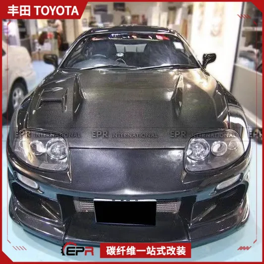 

Suitable for Toyota Supra MK4 93-98 Carbon Fiber DO Large Surrounded Front Bar Rear Bar Side Skirt Modification