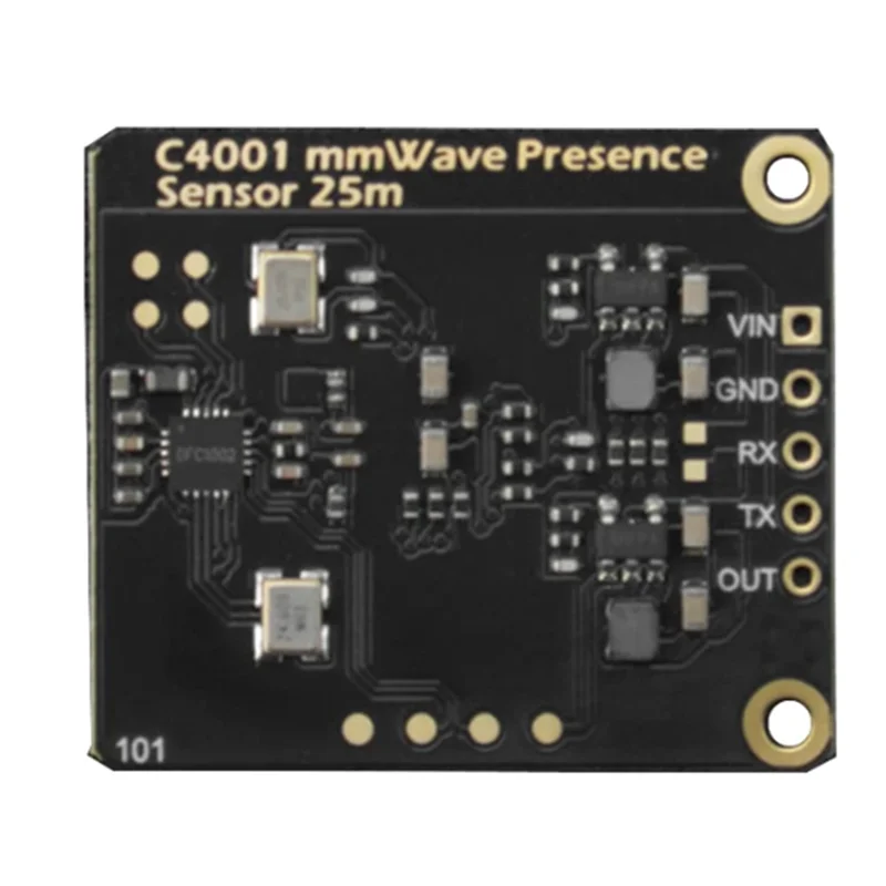

Mmwave C4001 Датчик 24 ГГц Датчик присутствия человека Датчик обнаружения скорости Датчик обнаружения скорости-Y47A