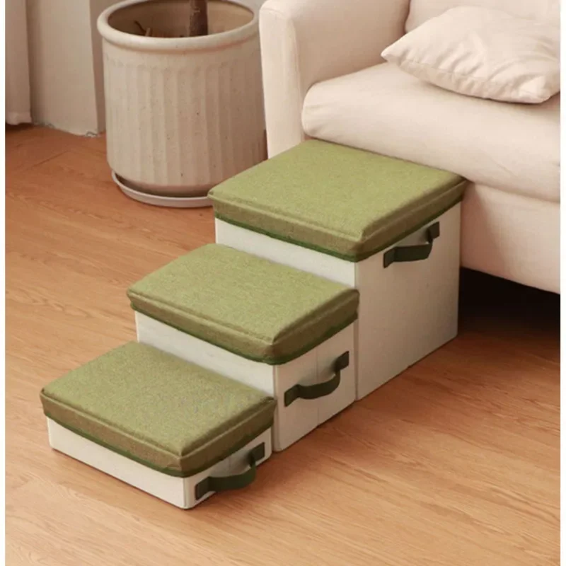 Folding Stool for Disabled and Elderly Dog Staircase, Bedside Sofa, Climbing Stairs, Comfortable and Breathable, Pet Ladder